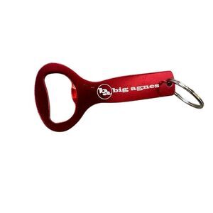 Big Agnes Red bottle opener Keychain camping outdoor recreation
